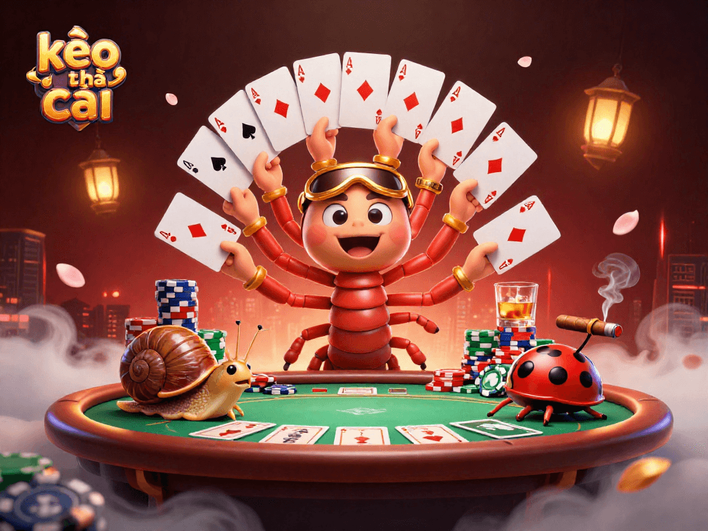 Experience kèo nhà cái with a vibrant casino scene featuring a millipede dealer and high-roller thrills.