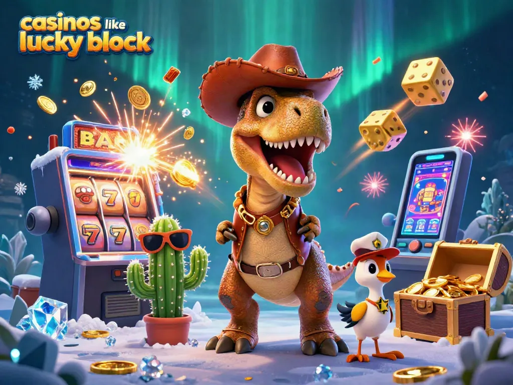 Experience casinos like lucky block with colorful characters and dynamic game elements bursting with excitement.