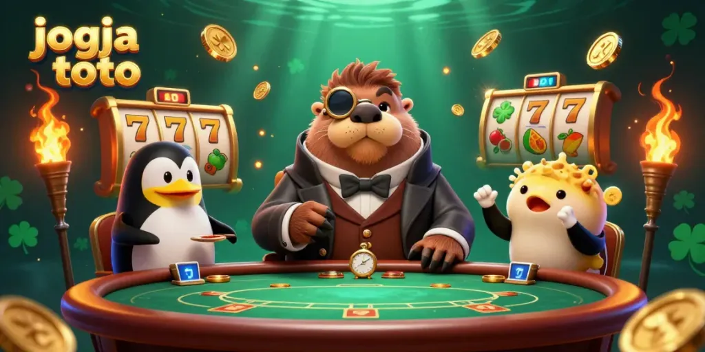 Experience the thrill of jogja toto at an underwater poker game with unique characters and exciting casino elements.