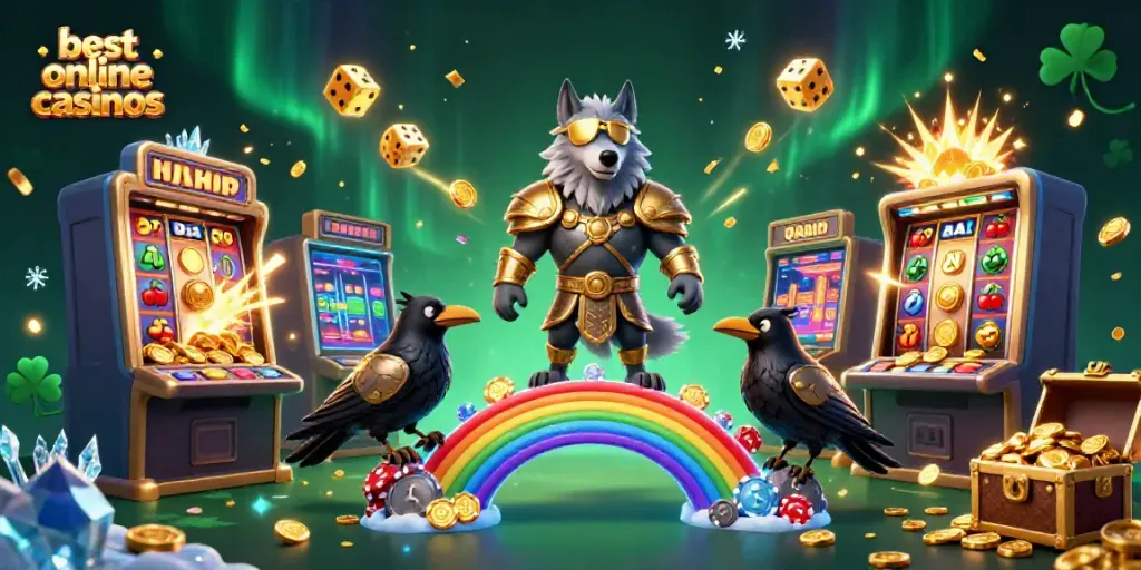 Unleash excitement with the best online casinos, featuring Norse gods and jackpot elements bursting with rewards.