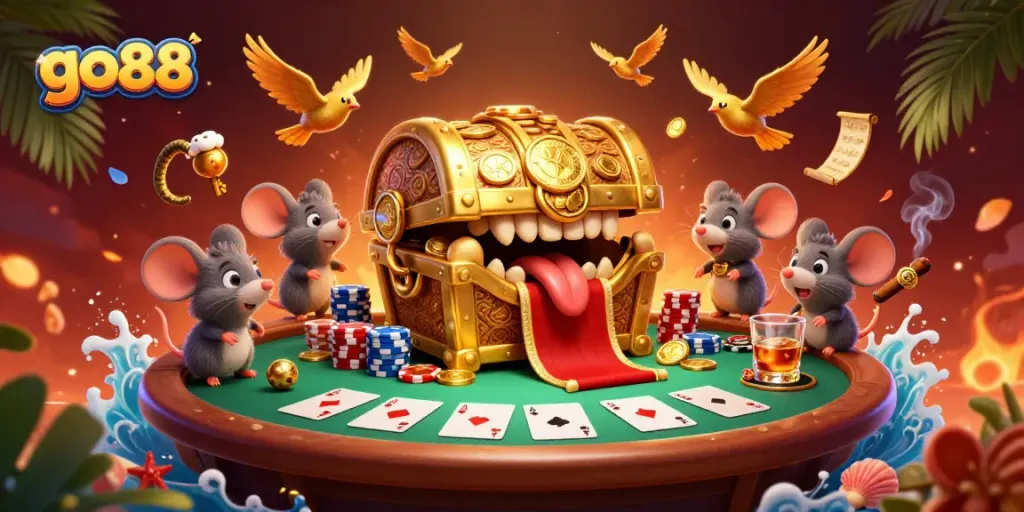 Khám phá thế giới go88 với kho báu 3D lấp lánh và trải nghiệm game hấp dẫn.