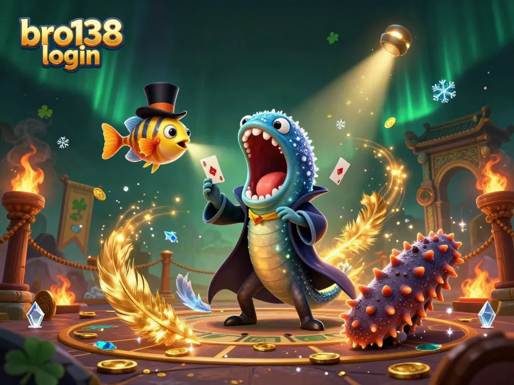 Experience thrilling gameplay with bro138 login, featuring a vibrant underwater magic scene.