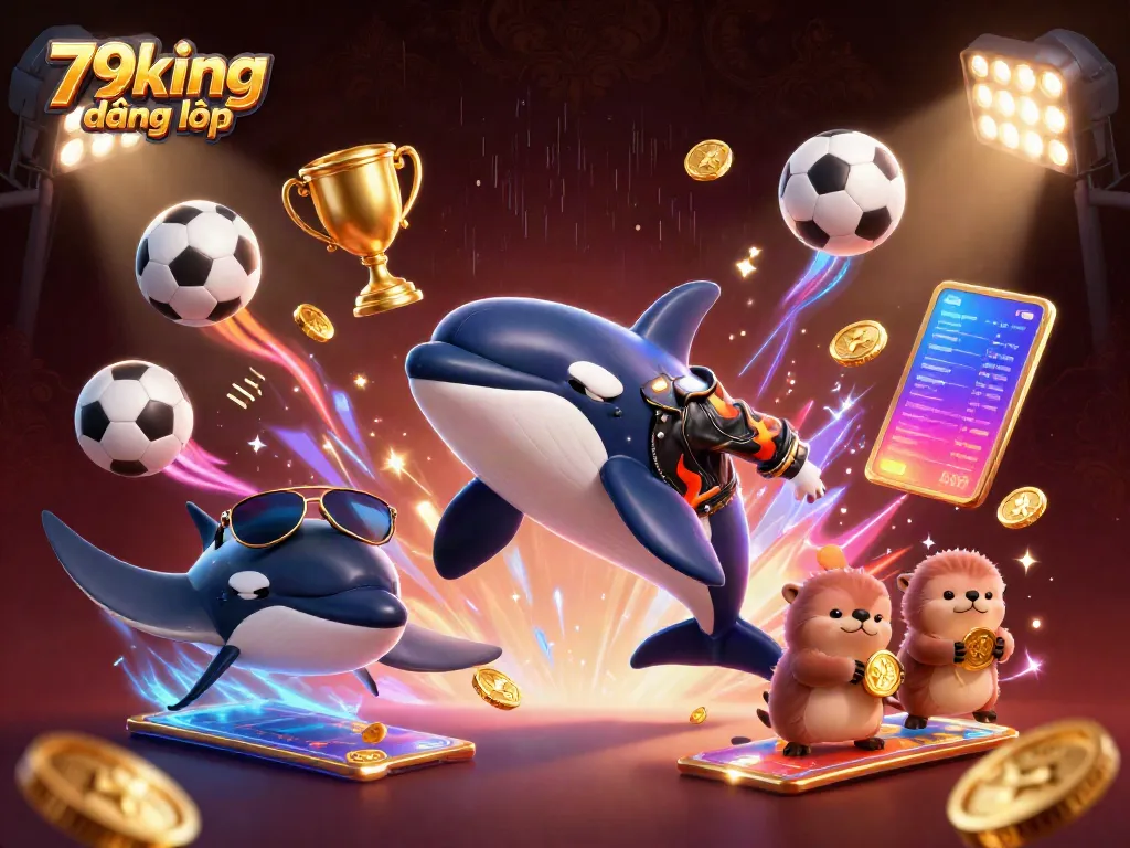 Experience winning at 79king đăng nhập with an exciting underwater casino scene featuring vibrant characters and dynamic elements.