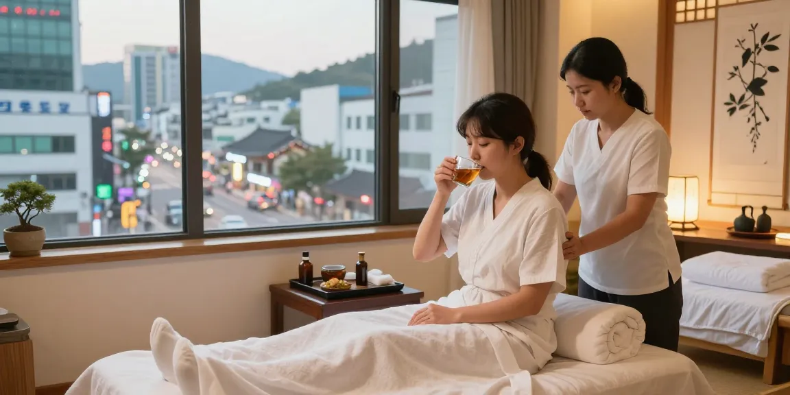일산오피에서 제공하는 힐링 서비스로 편안한 시간을 즐기는 고객의 모습