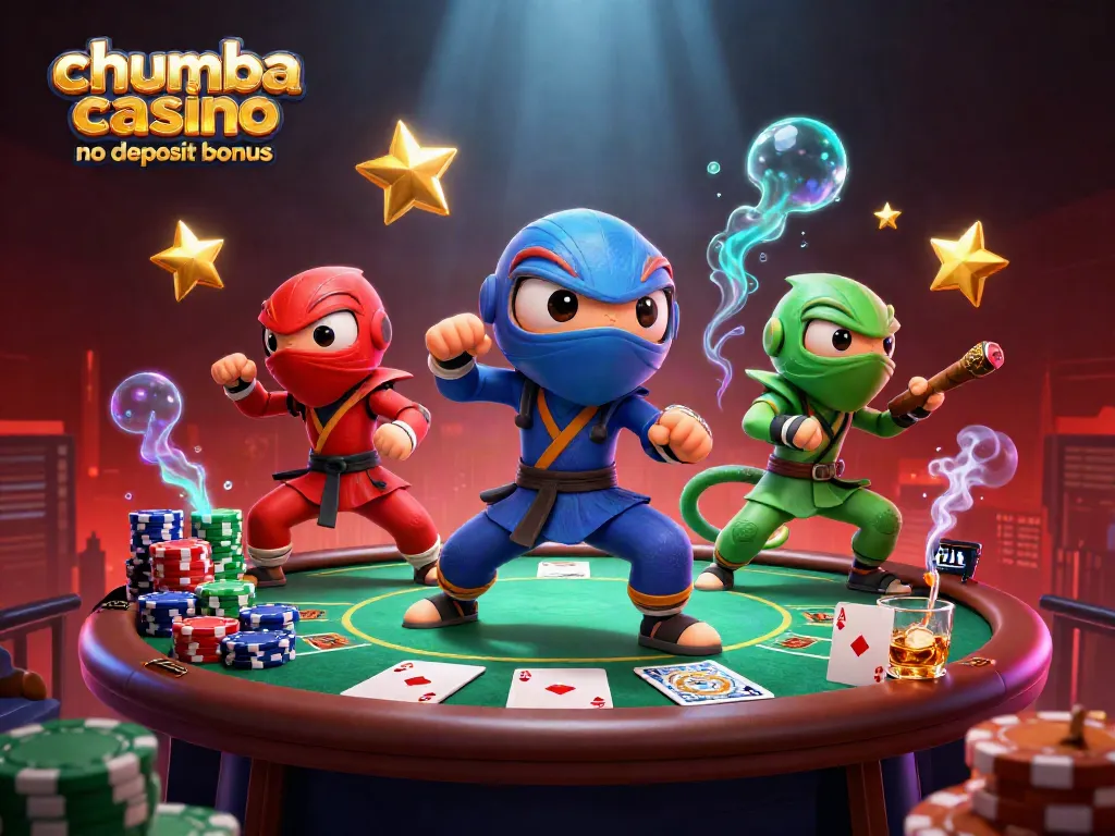 Experience the thrilling chumba casino no deposit bonus with vibrant scenes and poker action.