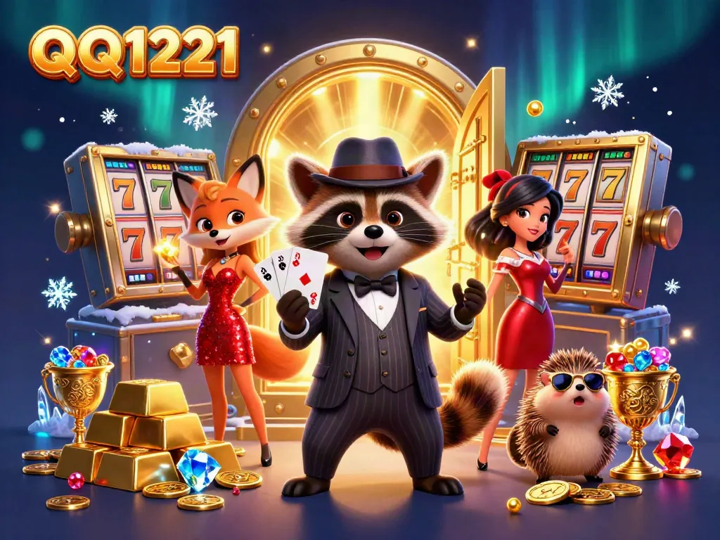 Engage with QQ1221's vibrant online gaming world featuring charming characters and dazzling slots.