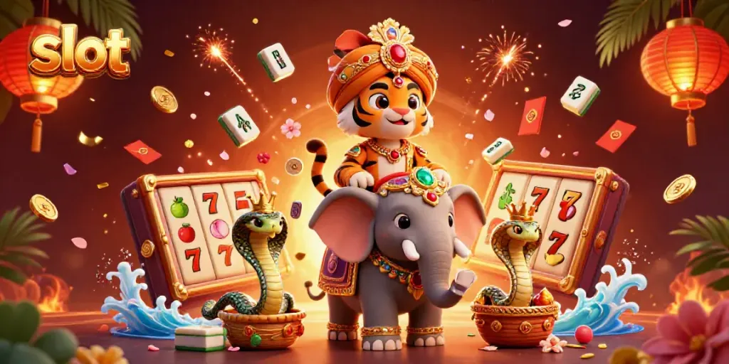 Slot yang menguntungkan, elemen game menarik dan karakter istimewa dalam ilustrasi 3D yang menakjubkan