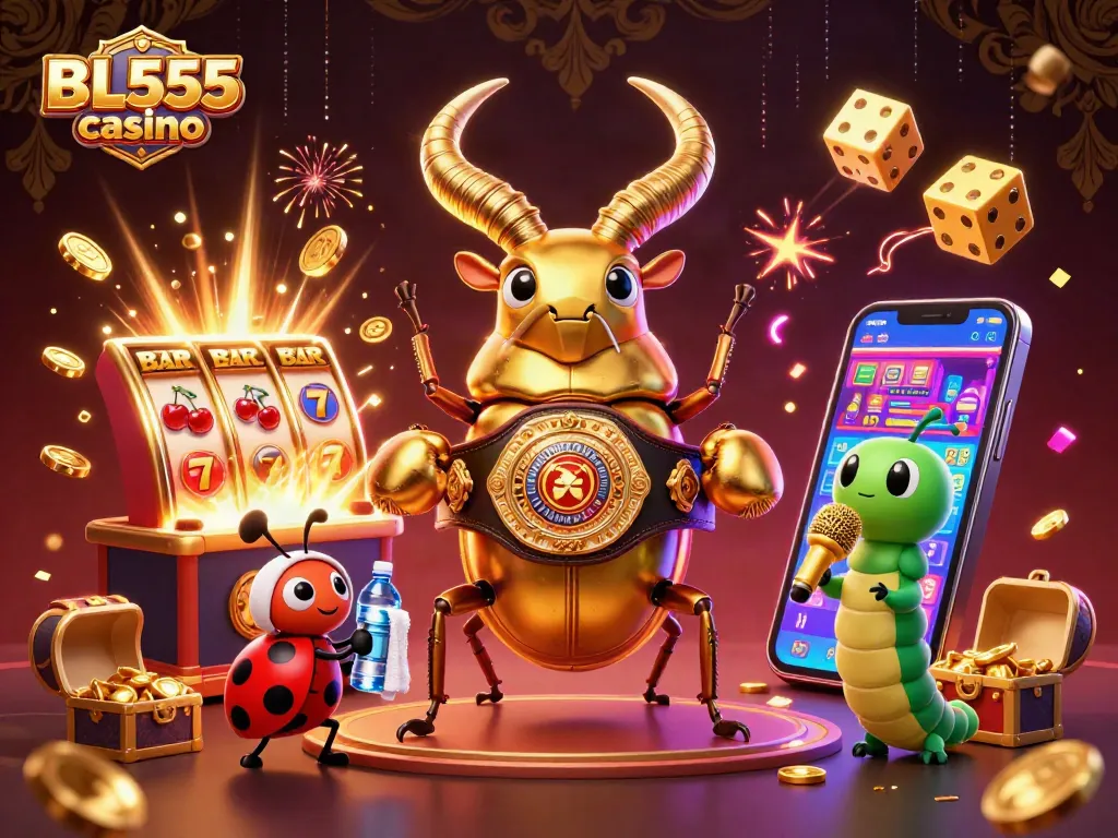 Experience exciting wins at BL555 casino with vibrant games and dynamic characters.