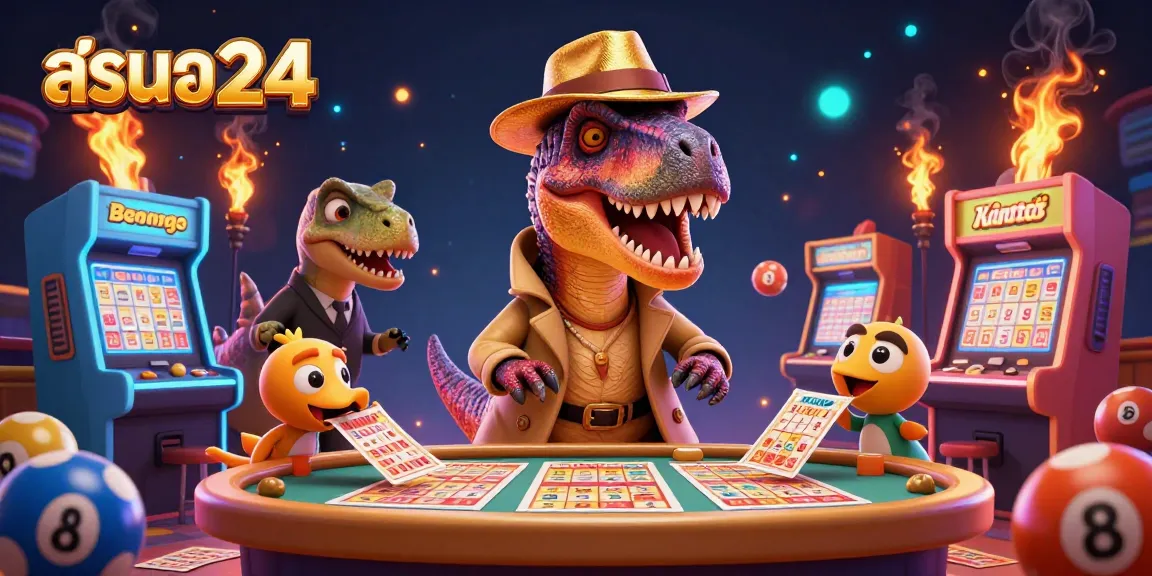 หวย24 ร่วมสนุกกับเกมส์ลอตเตอรี่ในภาพประกอบ3D และตัวละครที่มีชีวิตชีวา