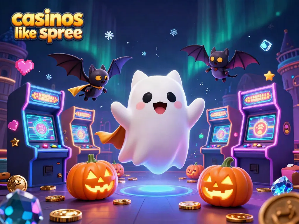 Engage with exciting gameplay at casinos like spree featuring ghosts, bats, and glowing icons.